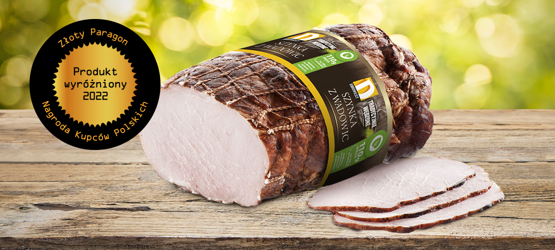 Szynka z Wadowic – Wyróżnienie Złotego Paragonu w kategorii Wędliny Premium