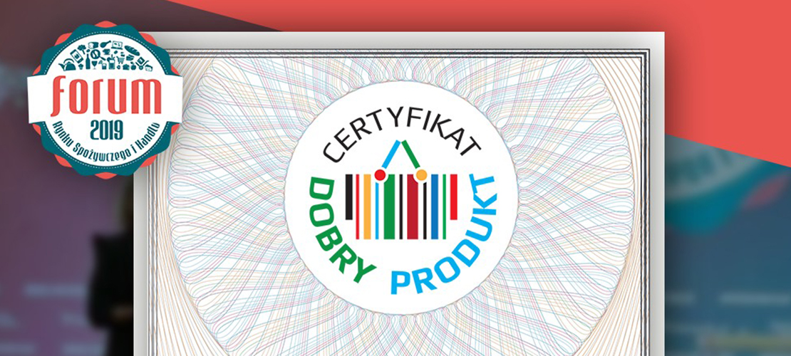 Marka Tradycyjnie Wędzone wyróżniona Certyfikatem Dobry Produkt 2019